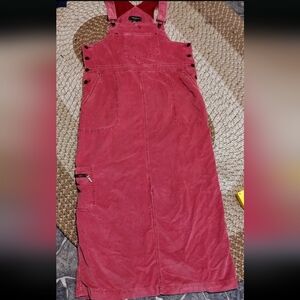 Eddie Bauer Cordoroy Overall Maxi Dress VINTAGE